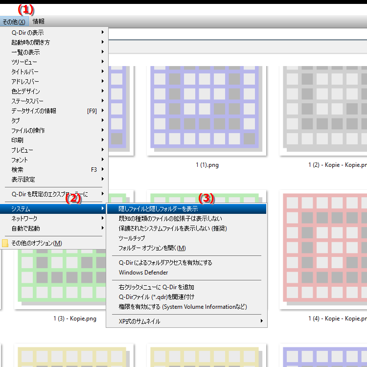 ファイル エクスプローラーですべてのファイルとフォルダーを表示できますか